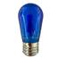 Blue LED S14 Smooth Light Bulb LI-S14BL-PL